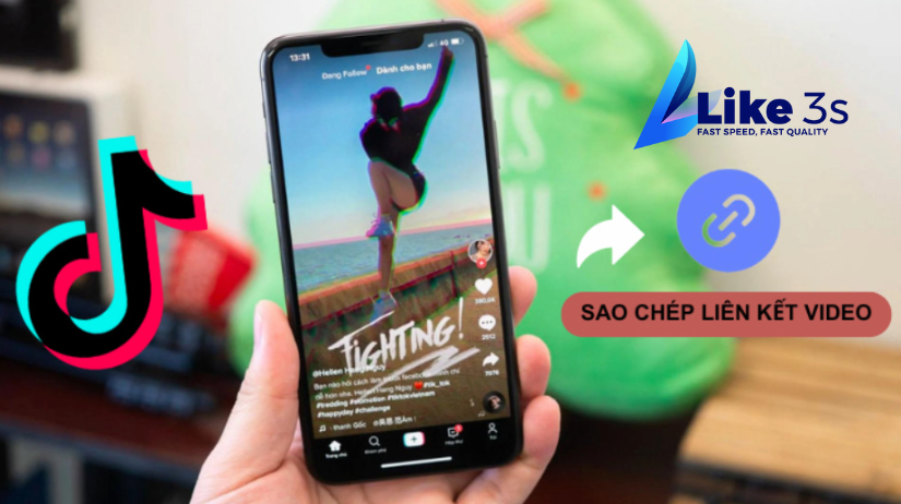 sao chép liên kết Tiktok